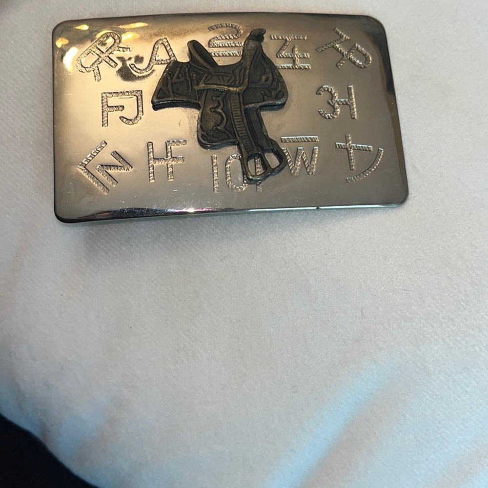 Chambers belt co. Buckle WITH SADDLE